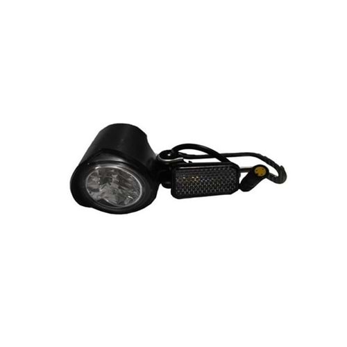 E-BIKE PETAL DESTEKLİ ÖN FAR + KORNA RKS-KUBA
