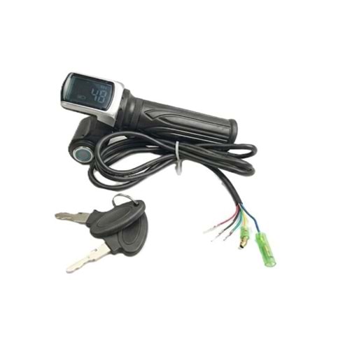 GAZ KOLU ŞARZLI BİSİKLET KONTAKLI GÖSTERGELİ