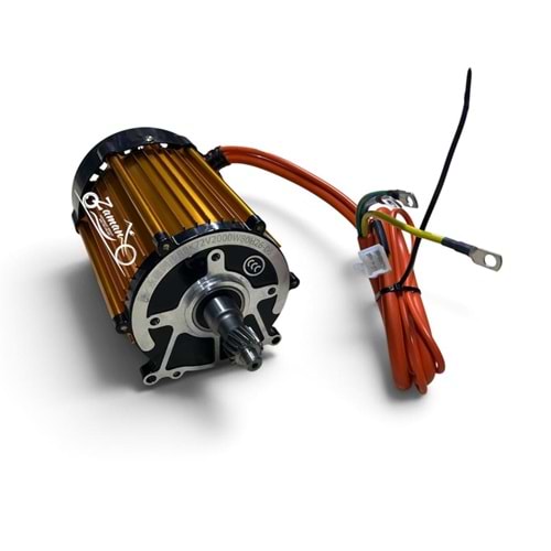 E BIKE ARKA MOTOR 3 TEKERLİ KASALI 72V 2000 (5 Kablo)