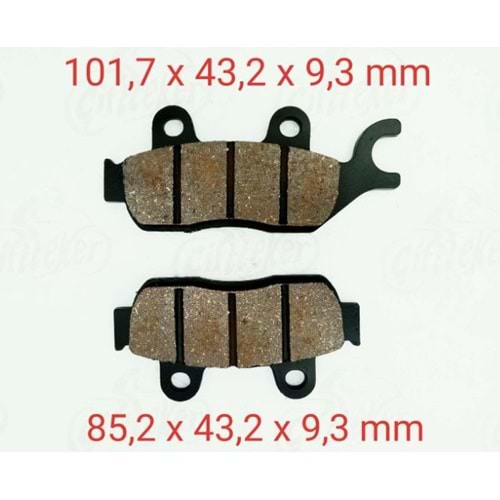 ÖN DİSK BALATA 150 CBF (018)