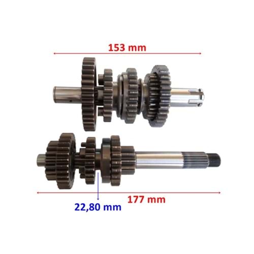 ŞANZUMAN DİŞLİSİ KOMPLE 150 CBF