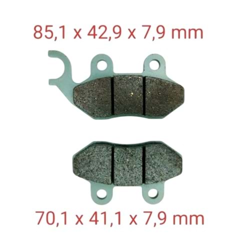 DİSK BALATA SYM FIDDLE II (033)