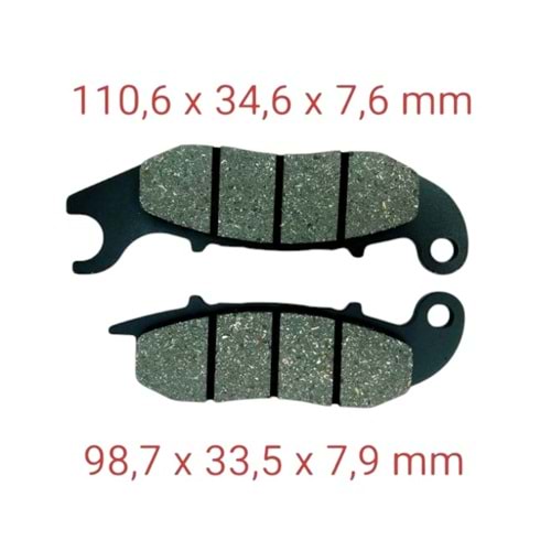 DİSK BALATASI ÖN CBR 125 (037)