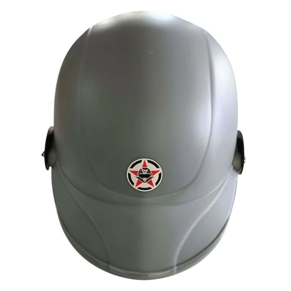 KASK JOKEY YERLİ CAMLI (GRİ)