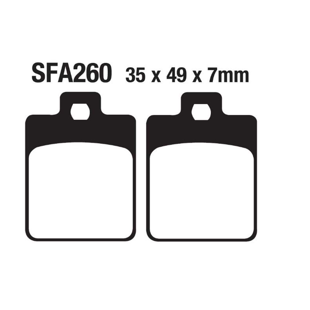 FREN DİSK BALATA SCT 50 TEK DELİK SFA260 (031)
