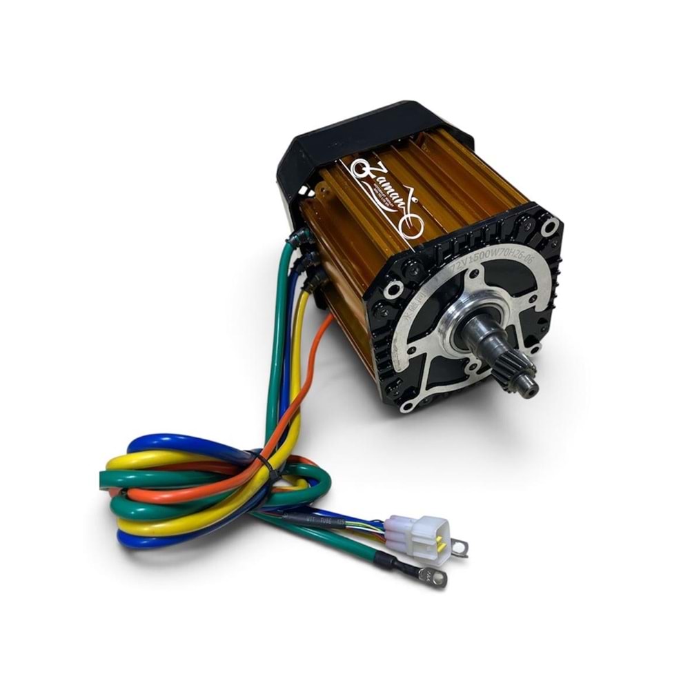 E BIKE ARKA MOTOR 3 TEKERLİ KASALI 72V 1500 (6 Kablo) kare motor