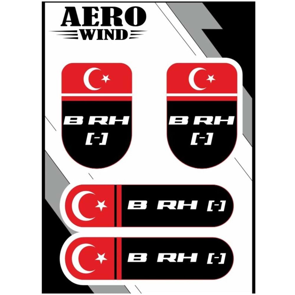 KAN GRUBU DAMLA STİCKER (B RH -)