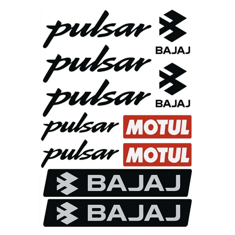 ETİKET STİCKER A4 (BAJAJ PULSAR)